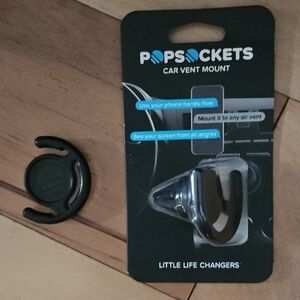 PopSocket Car Vent Mount - Sleek Black